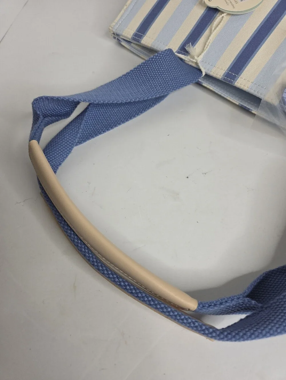 Spartina 449 Shopper Tote Flagler Resort Wide Stripe Canvas NWT